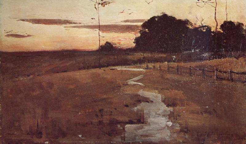 John Longstaff Twilight Landscape oil painting picture